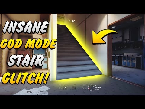 Insane God Mode Stair Glitch!!! - Presidential Plane | Rainbow Six Siege