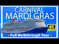 Carnival Mardi Gras | Full Walkthrough Tour & Review | Ultra HD Port Canaveral Orlando | New Ship