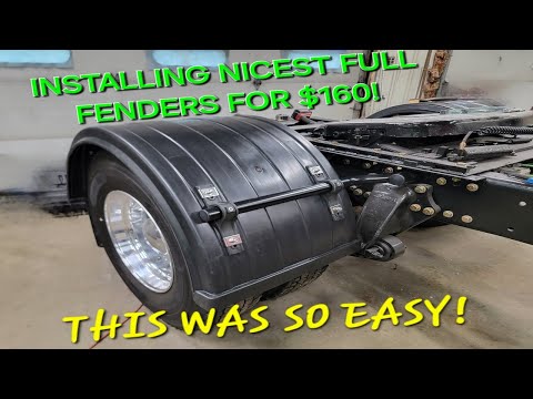 PROJECT OVERKILL GETS FULL FENDERS INSTALLED! STEP BY STEP MADE EASY!