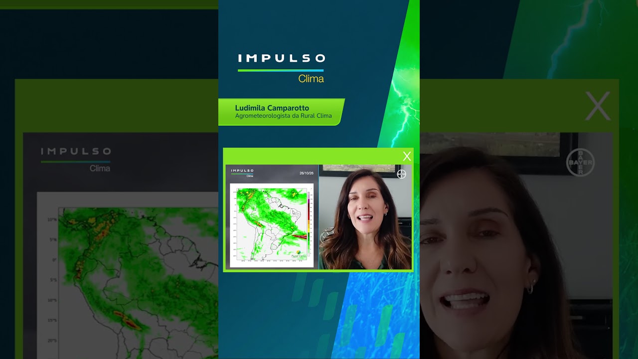 Chuva no Centro-Oeste do Brasil favorece plantio | Teaser Impulso Clima