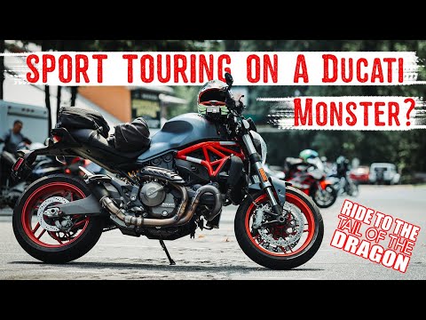Sport Touring on a Ducati Monster 821?  Motorcycle Trip to the Dragon
