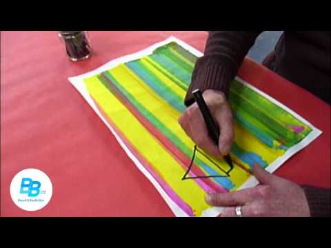 Activités artistiques : Château multicolore fiche F-4