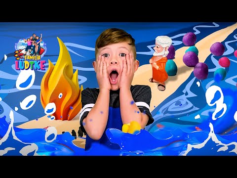 Israel atravessando o Mar Vermelho  - Histórias da Bíblia com o Bernardo