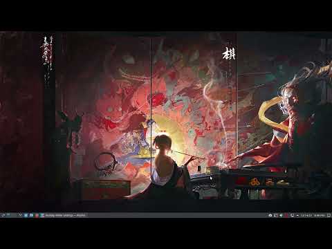 ArcoLinux : 2415 Plasma - use the wallpaper plugins to blur the background of inactive