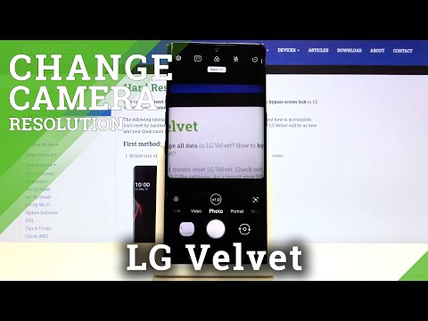 How to Change Photo Resolutions in LG VELVET – Adjust Photo Resolution