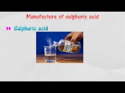 Uses of sulphuric acid