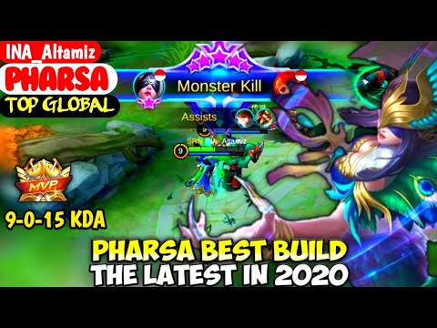 PHARSA BEST BUILD IN 2020 | TOP GLOBAL PHARSA INA_Altamiz - MOBILE LEGENDS