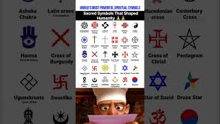 World's Most Powerful Religious &amp; Spiritual Symbols 🕉️✝️☯️ #shorts