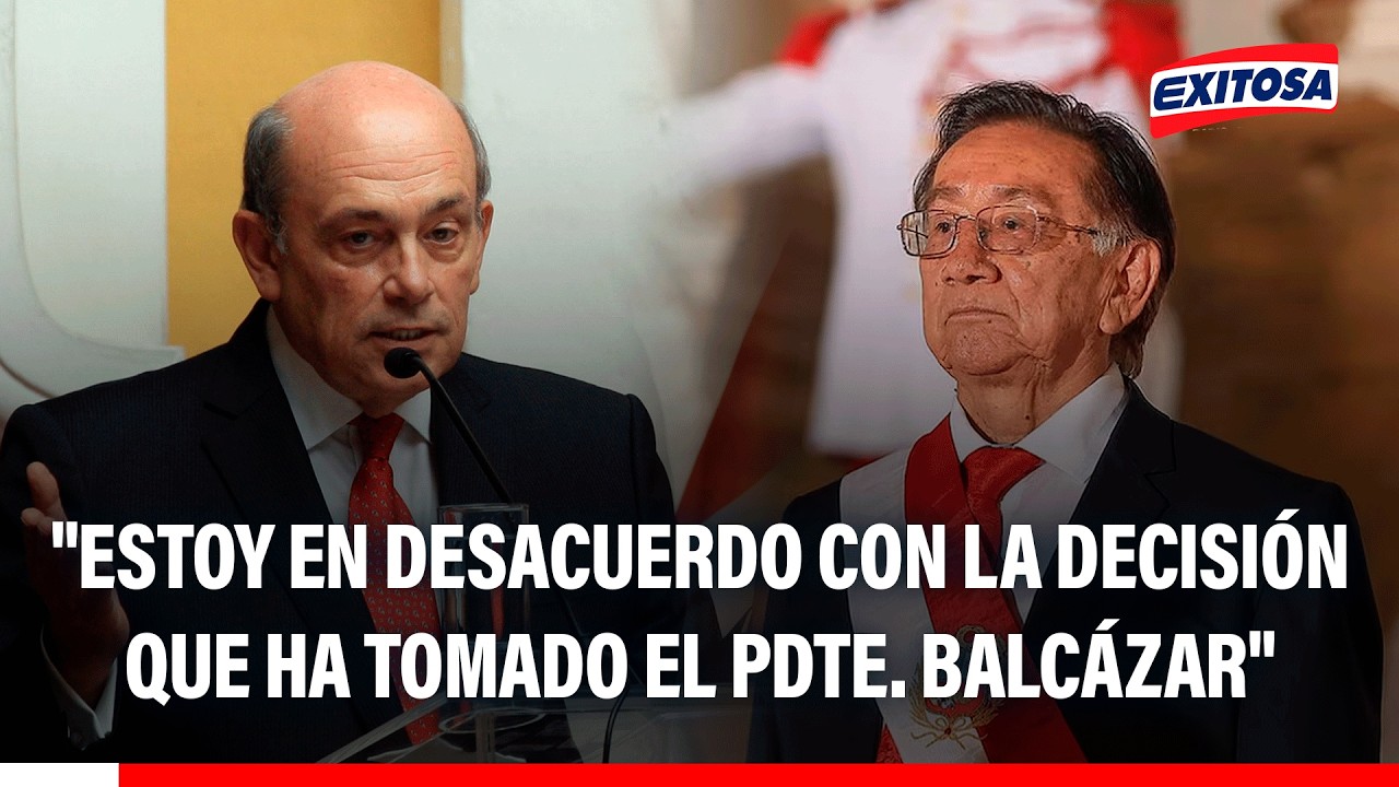 🔴🔵 Hugo de Zela: "Estoy en completo desacuerdo con la decisión que ha tomado el Pdte. Balcázar"