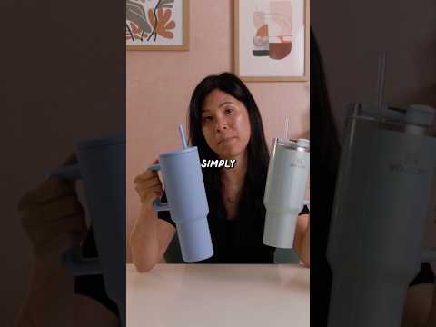 Testing $40 Stanley vs $25 Simply Modern Water Cup! 🧊