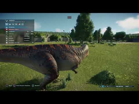 Jurassic World Evolution 2: (Modified) Ceratosaurus vs Acrocanthosaurus