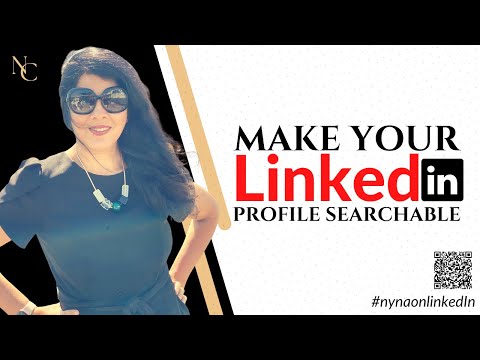 How to make your LinkedIn profile searchable. - YouTube