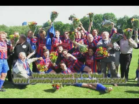 Edwin (van Basten) de Waal, doelpunt Promotie wedstrijd WVW - Aquila.avi