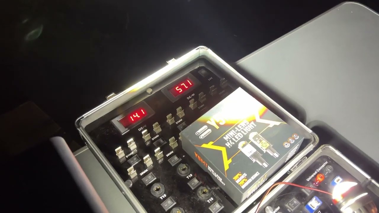 BI-LED мини линзы H4 Y5 MT 40/55W магнитное отсечение, четкая СТГ, линзированная лампа 9-16V (2 шт)