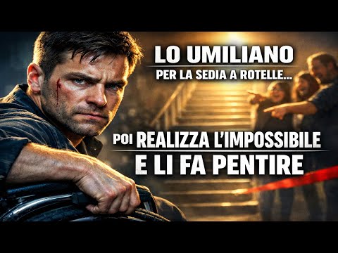 Lo DISCRIMINANO per la sedia a rotelle. Lui realizza l'IMPOSSIBILE e li fa PENTIRE