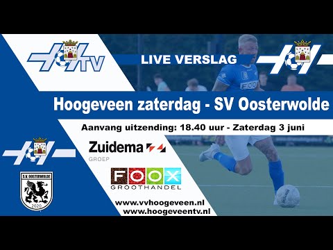 Live-uitzending nacompetitie om plek in 2e klasse - Hoogeveen zaterdag - SV Oosterwolde