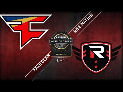 FaZe Clan vs Rise Nation | CWL Seattle Open 2018 | Day 1 | Alpha Stream