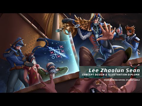 Lee Zhaolun Sean Showreel 2021 - Concept Design & Illustration | 3dsense