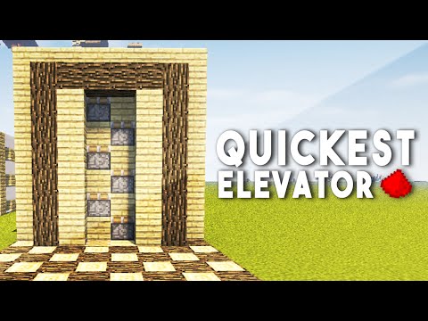 Twiistz - FASTEST REDSTONE ELEVATOR (Unlimited Height) - Minecraft Redstone Tutorial