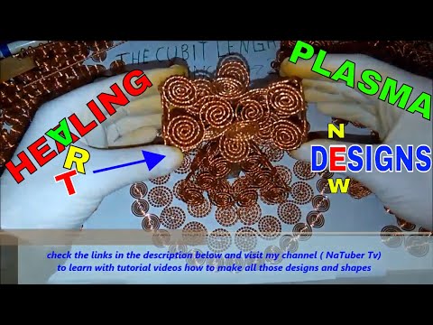 Charging Disc for Food and Water, Big Triskelion Pyramid, Different Designs, Plasma Healing Art DIY Video