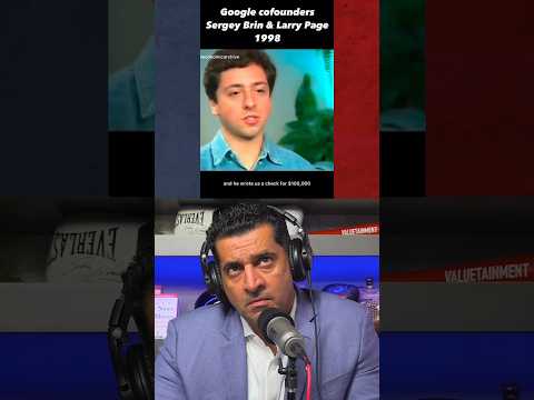 Google Cofounders Sergey Brin & Larry Page in 1998