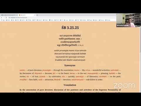 Bhakti Shastri Semester 3 Introductrion (05-23-2021) - H.G. Srivasapandit Das