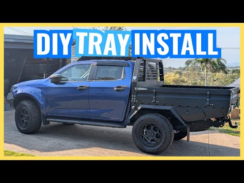 How to DIY Install Ute Tray | Part 2 Ute Tray Install | DMAX FINAL BUILD SERIES Ep2