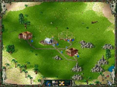 Die Siedler II 2 - Veni, Vidi, Vici / The Settlers / Intro + Level 1 / Deutsch / PC DOS