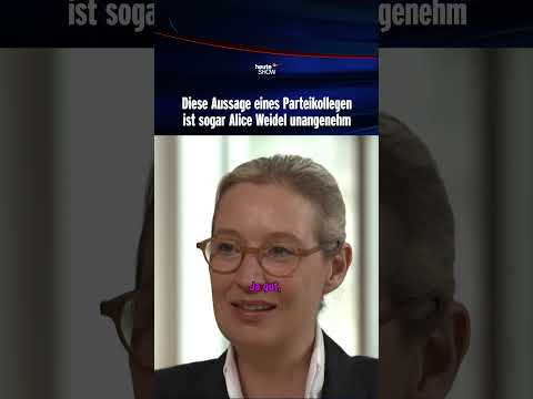 Diese Aussage eines Parteikollegen ist sogar Alice Weidel unangenehm | heute-show #shorts
