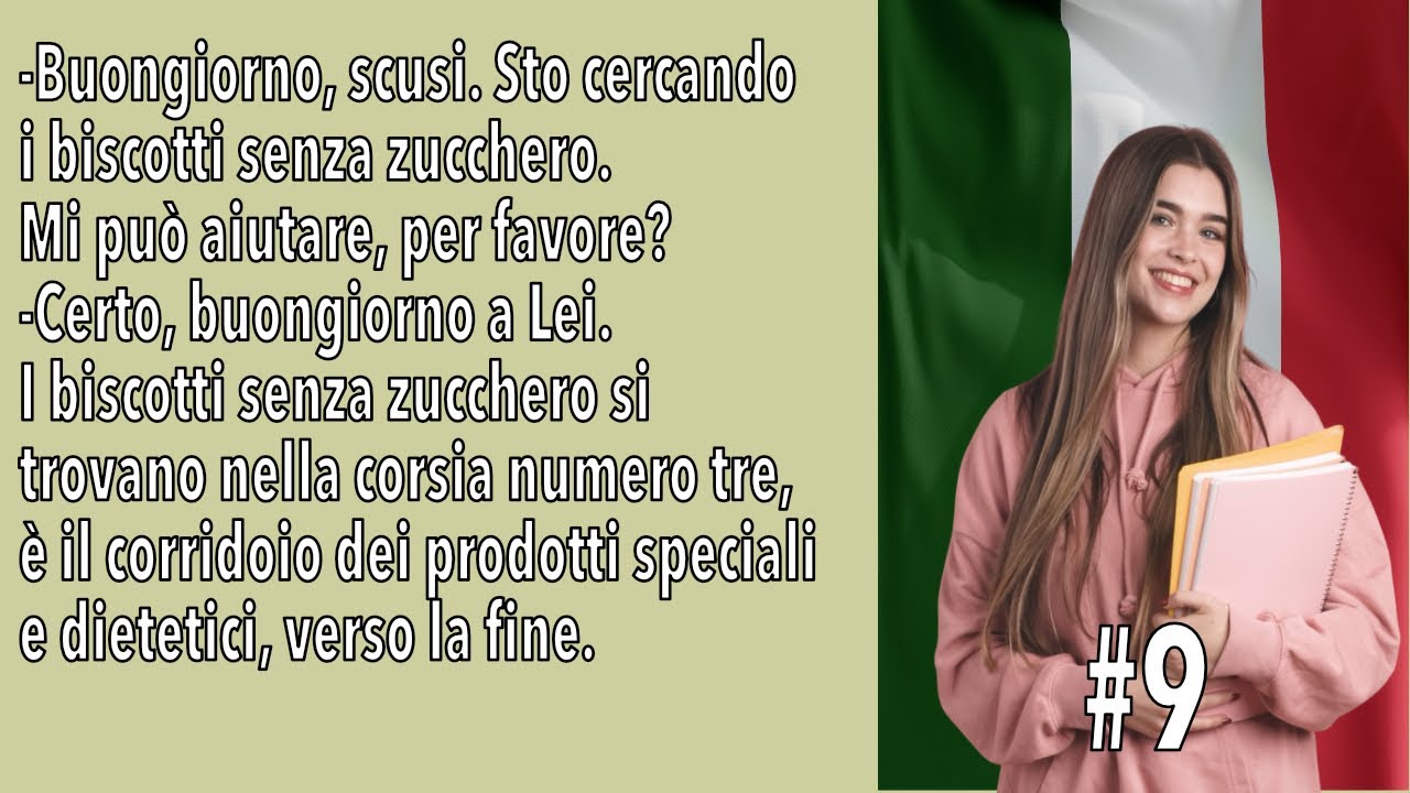 Improve Your ITALIAN for Beginners with Real Conversations - Italian Listening Practice A2 #9