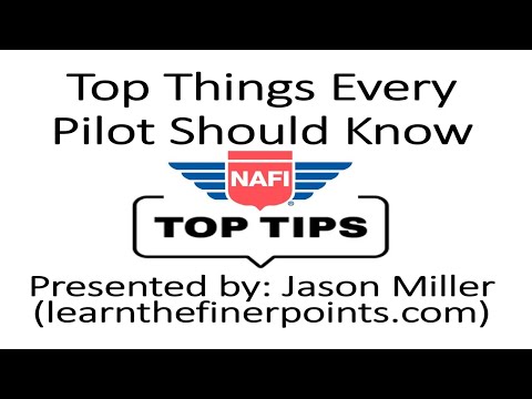 Top Things Every Pilot Should Know w/Jason Miller