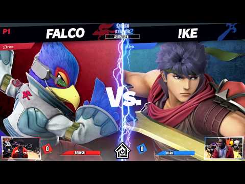 Smash Atlanta Arcadian 2019 - BBonsai(Falco) VS Dark(Ike) - Losers Top 8