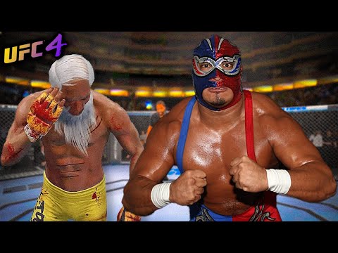 Old Bruce Lee vs. Silver Cain (EA Sports UFC 4)