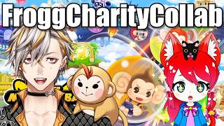 海外の友達とお猿さんのゲームで遊ぶよ！【FroggCharityCollabWithMim】