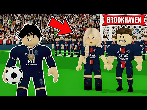 J'AI CRÉE MON ÉQUIPE DE FOOTBALL SUR BROOKHAVEN ! ROBLOX