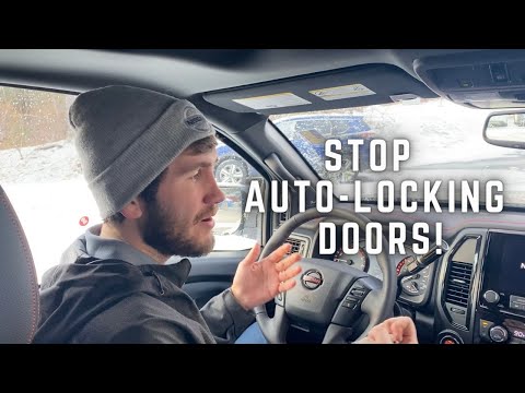 Stop your Nissan from automatically locking it's doors when driving!