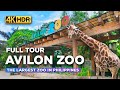 AVILON ZOO Full Tour WHAT TO SEE Inside The Largest ZOO In The Philippines 4K HDR