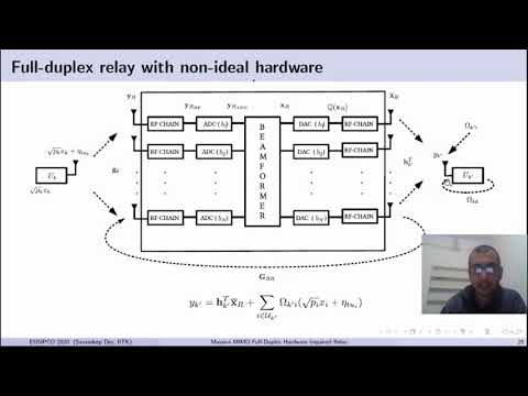 Sauradeep's EUSIPCO 2020 Video Presentation on 5G Hardware-Impaired Massive MIMO Systems