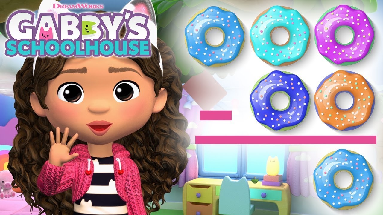 Learn Subtraction with Gabby! | Simple Math Games for Toddlers | GABBY'S SCHOOLHOUSE
