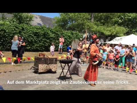 Für einen Tag: Spielleute, Gaukler und edle Damen erobern Gusenburg