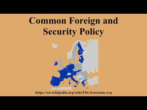 Common Foreign and Security Policy