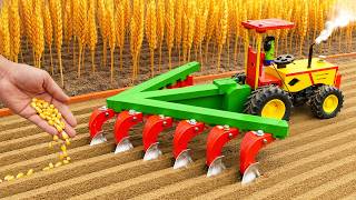DIY Mini Tractor Cultivator 🚜 Planting Rice After the Flood 🌾 | HP Mini