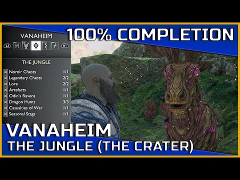God of War Ragnarök - The Jungle (Vanaheim) - 100% Completion