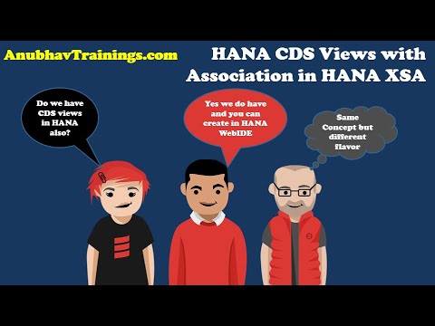 ABAP CDS v/s HANA CDS | Introduction to HANA CDS | CDS views in HANA XSA | contact@anubhavtrainings
