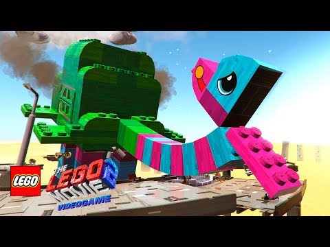 The LEGO Movie 2 Videogame Gameplay Walkthrough Part 2 - Giant Alien Invader - Boss Battle