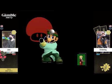 The Gamble: Ante Up - Just (Sheik) vs Enderdxg (Doc) - Melee Pools