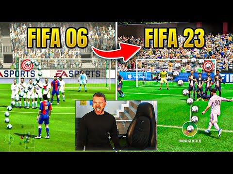 1 FREISTOẞ Tor mit Messi in jedem FIFA 🔥