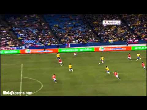 Brazil Vs Chile 1-0 Hulk Goal - Friendly Match 19/11/2013