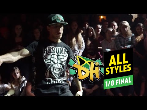 DHI RUSSIA 2016 - ALL STYLES BATTLE 1/8 - INCREDIBLE MIHA (WIN) VS MOCHALOV