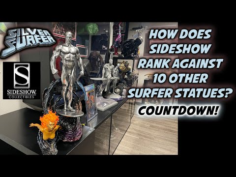 How does SIDESHOW SILVER SURFER Maquette COMPARE TO OTHERS IN THIS TOP TEN COUNTDOWN!